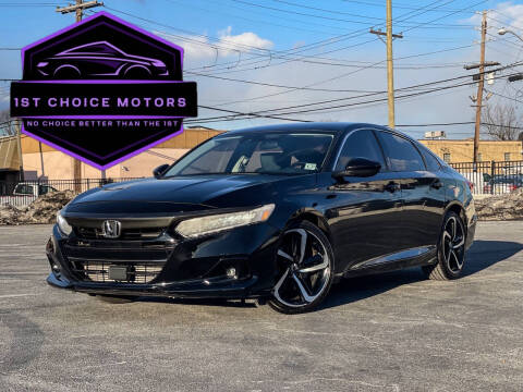 2022 Honda Accord for sale at 1st Choice Motors in Paterson NJ