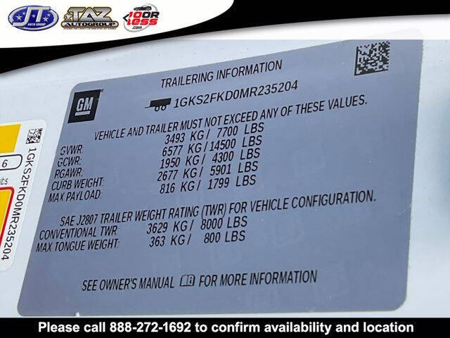 2021 GMC Yukon XL SLE