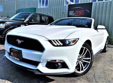 2016 Ford Mustang for sale at Haus of Imports in Lemont IL