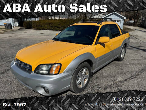 2003 Subaru Baja for sale at ABA Auto Sales in Bloomington IN