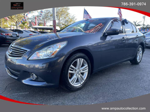 2012 Infiniti G37 Sedan for sale at Amp Auto Collection in Fort Lauderdale FL
