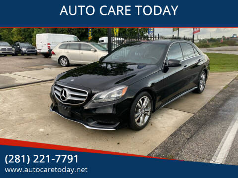 2014 Mercedes-Benz E-Class for sale at AUTO CARE TODAY in Spring TX