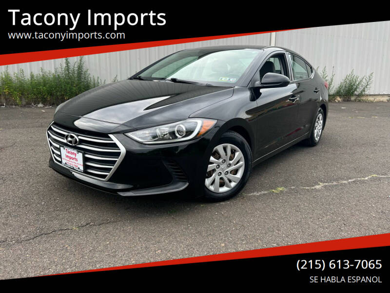 2017 Hyundai Elantra for sale at Tacony Imports in Philadelphia PA