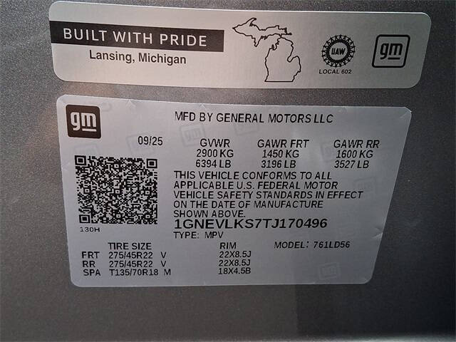 2026 Chevrolet Traverse RS