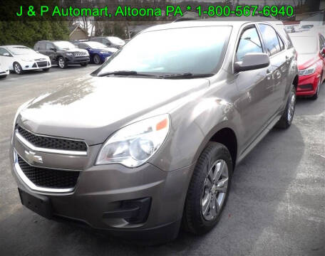 2012 Chevrolet Equinox for sale at J & P Auto Mart in Altoona PA