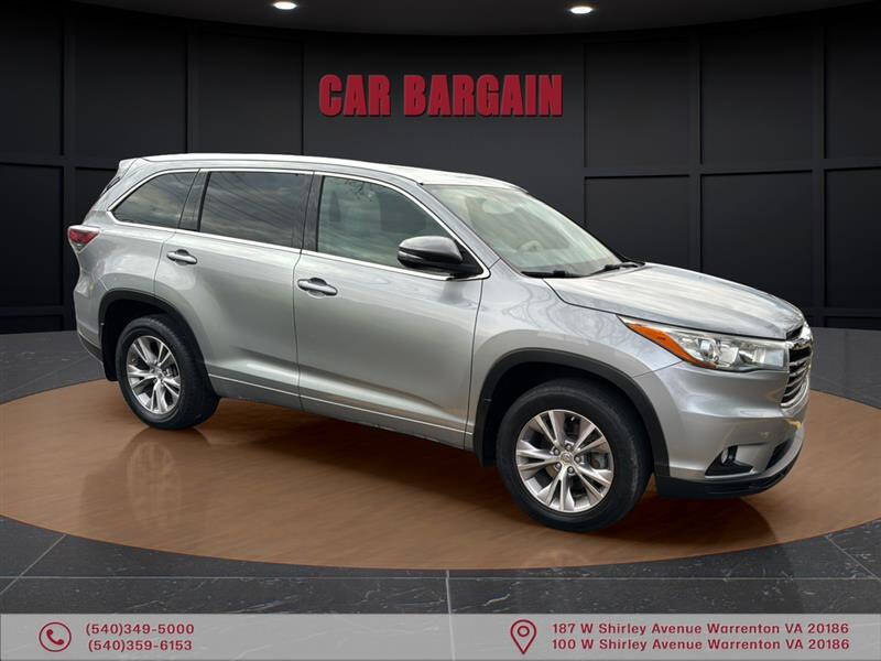 2015 Toyota Highlander XLE