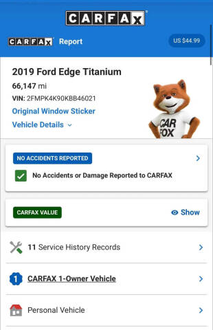 2019 Ford Edge Titanium