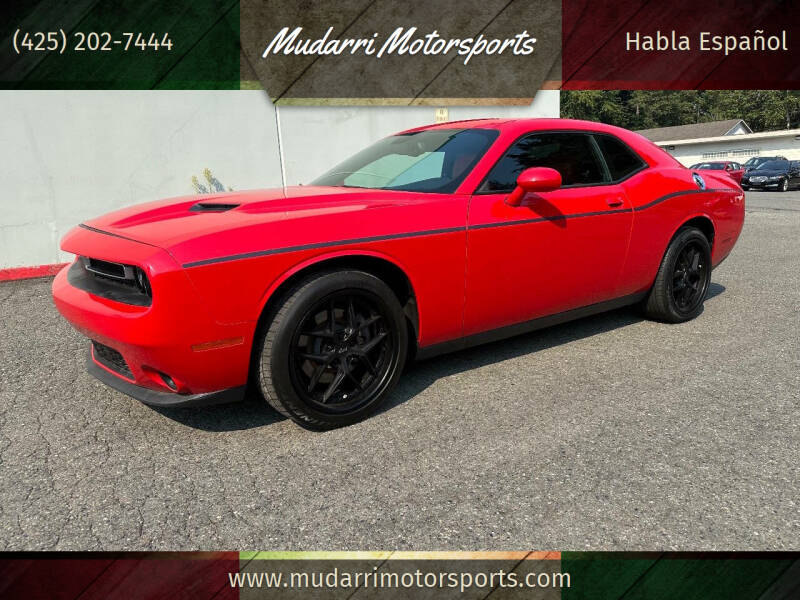 Used 2016 Dodge Challenger SXT with VIN 2C3CDZAG6GH326056 for sale in Kirkland, WA