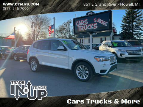 2017 BMW X3 for sale at Cars Trucks & More in Howell MI