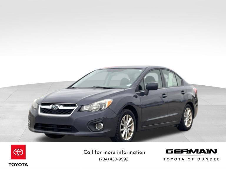 2014 Subaru Impreza for sale at GERMAIN TOYOTA OF DUNDEE in Dundee MI