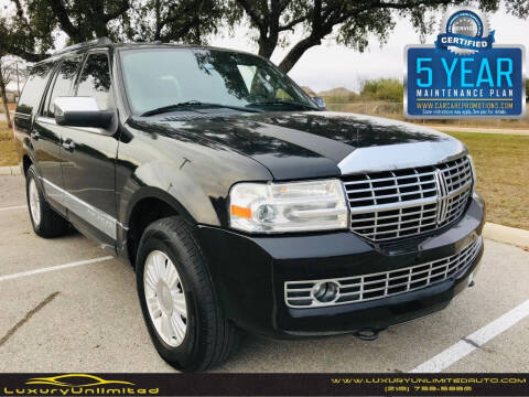 2014 Lincoln Navigator for sale at LUXURY UNLIMITED AUTO SALES in San Antonio TX