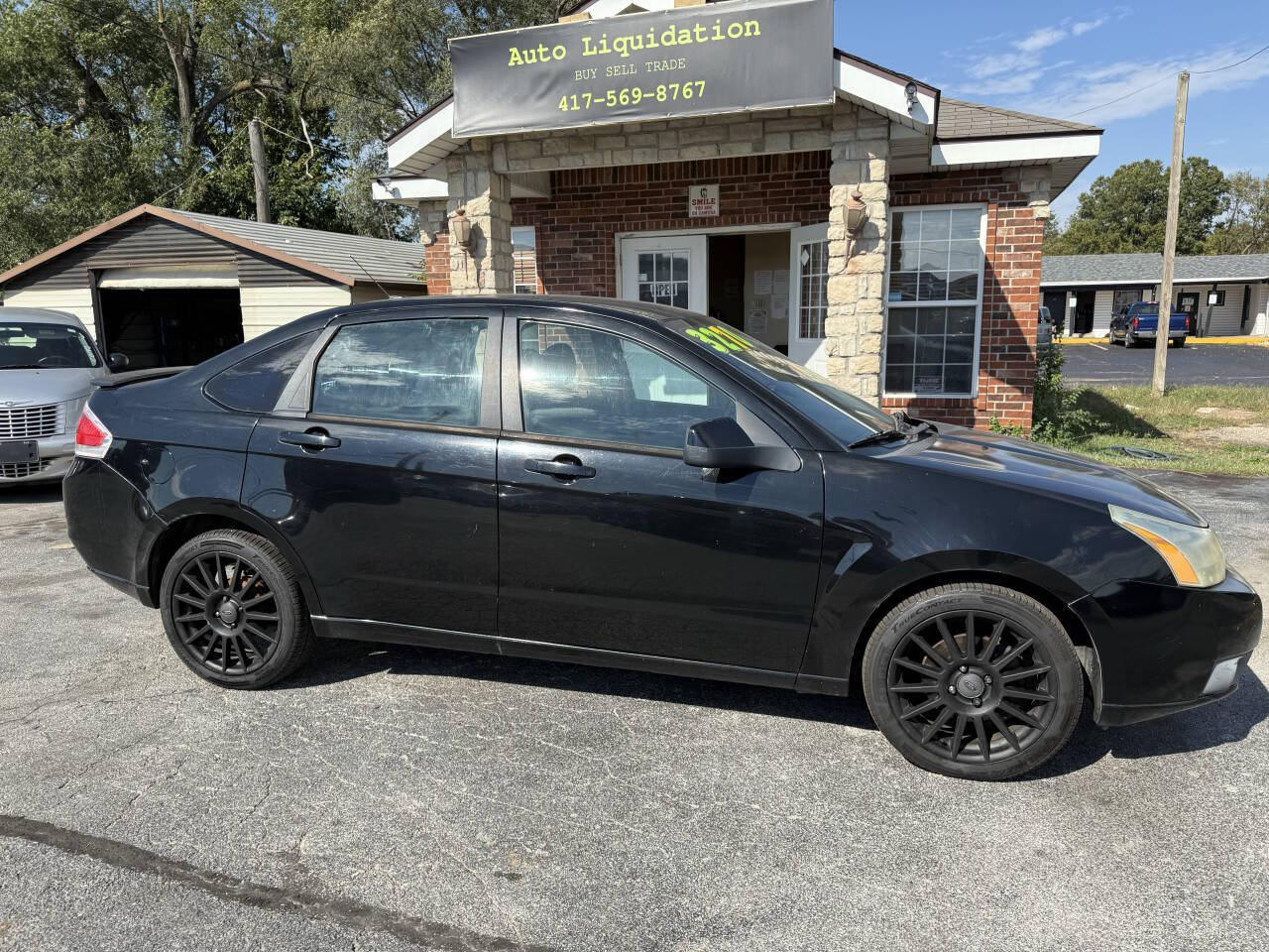 Black 2009 Ford Focus SES SES 4dr Sedan 1