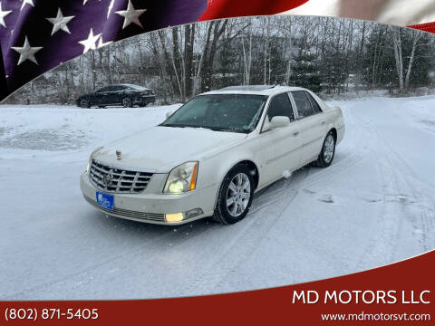 2010 Cadillac DTS for sale at MD Motors LLC in Williston VT