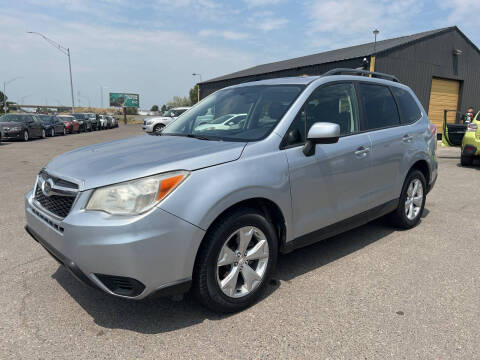 2014 Subaru Forester for sale at BELOW BOOK AUTO SALES in Idaho Falls ID