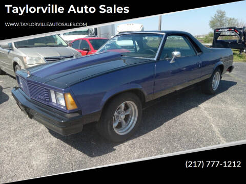 1981 Chevrolet El Camino for sale at Taylorville Auto Sales in Taylorville IL