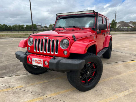 2016 Jeep Wrangler Unlimited for sale at AUTO DIRECT Bellaire in Houston TX