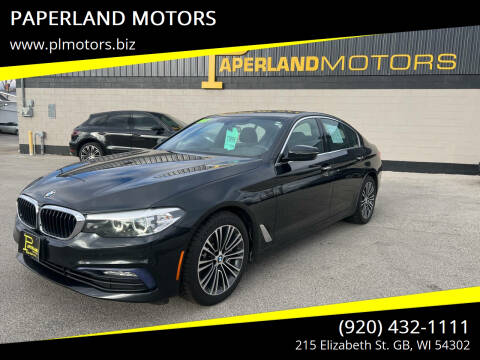 2017 BMW 5 Series for sale at PAPERLAND MOTORS in Green Bay WI