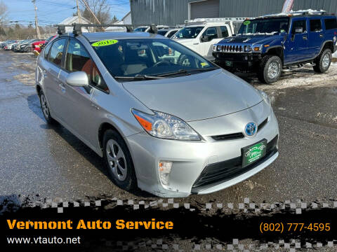 2015 Toyota Prius for sale at Vermont Auto Service in South Burlington VT