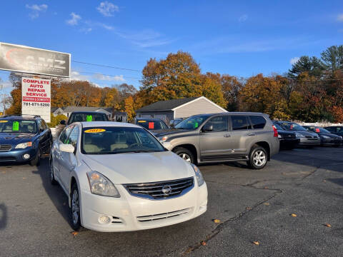 2012 Nissan Altima for sale at AMZ Auto Center in Rockland MA