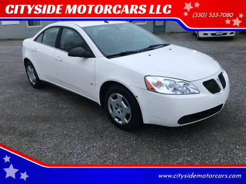 2008 Pontiac G6 for sale at CITYSIDE MOTORCARS LLC in Canfield OH