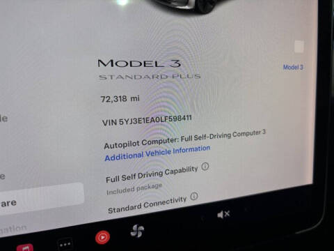2020 Tesla Model 3 Standard Range Plus