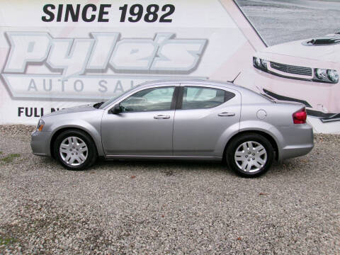 2013 Dodge Avenger for sale at Pyles Auto Sales in Kittanning PA