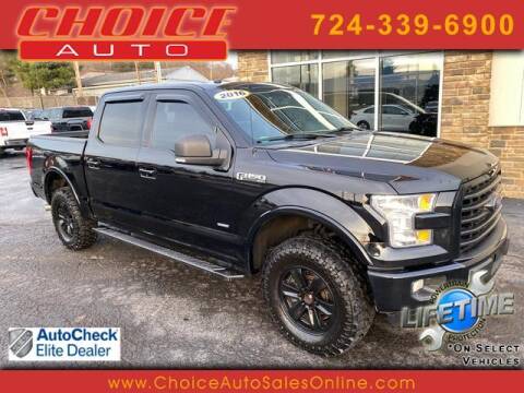 2016 Ford F-150 for sale at CHOICE AUTO SALES in Murrysville PA