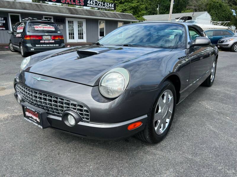 2003 Ford Thunderbird for sale at Prime Motorsports LLC in Pasadena MD