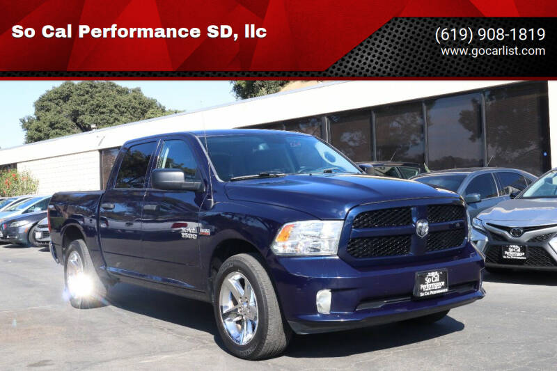 2015 RAM 1500 for sale at So Cal Performance SD, llc in San Diego CA