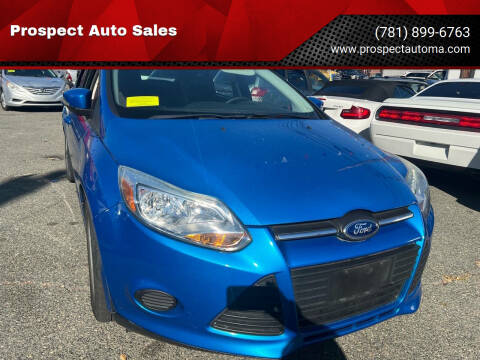 2014 Ford Focus for sale at Prospect Auto Sales in Waltham MA