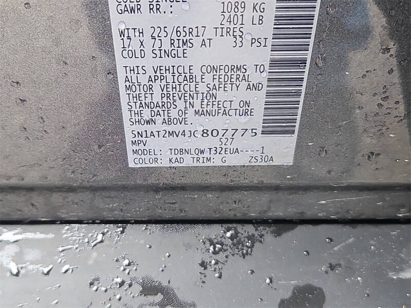 2018 Nissan Rogue SV