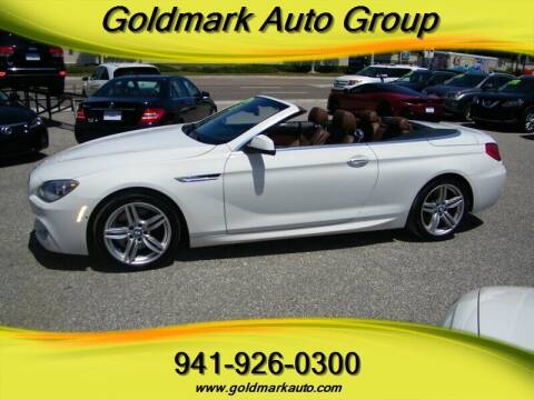 2012 BMW 6 Series for sale at Goldmark Auto Group in Sarasota FL