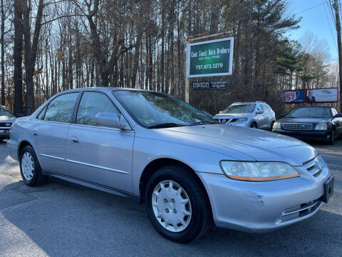 2002 Honda Accord for sale at East Coast Auto Brokers in Chesapeake VA