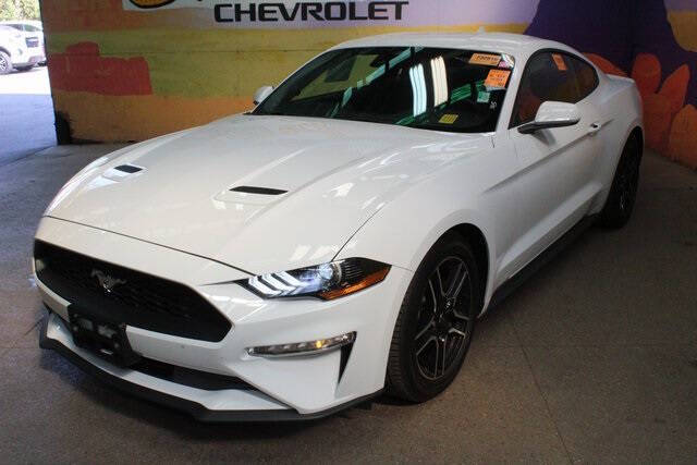 Used 2021 Ford Mustang EcoBoost with VIN 1FA6P8TH4M5125880 for sale in Grand Ledge, MI