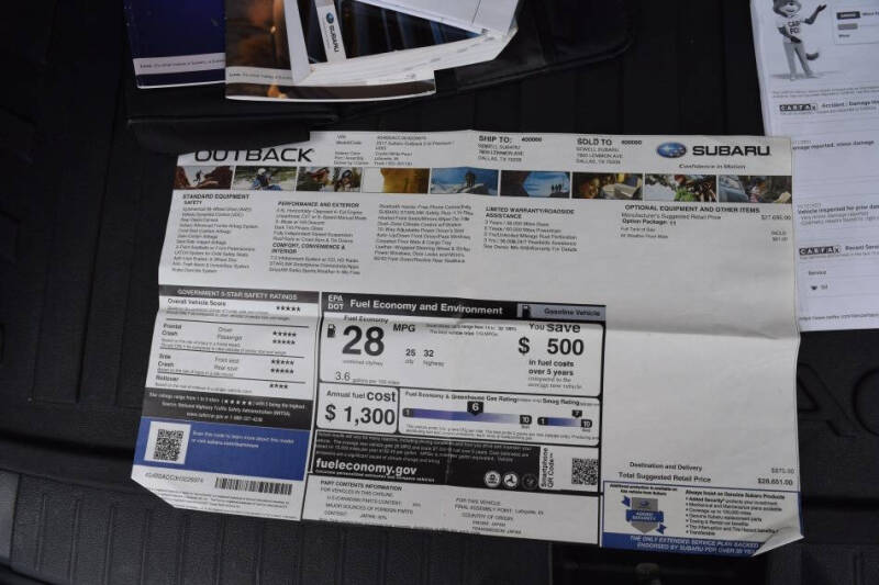2017 Subaru Outback 2.5i Premium