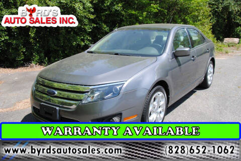 2010 Ford Fusion for sale at Byrds Auto Sales in Marion NC