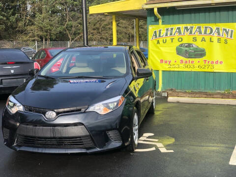 2016 Toyota Corolla for sale at ALHAMADANI AUTO SALES in Tacoma WA