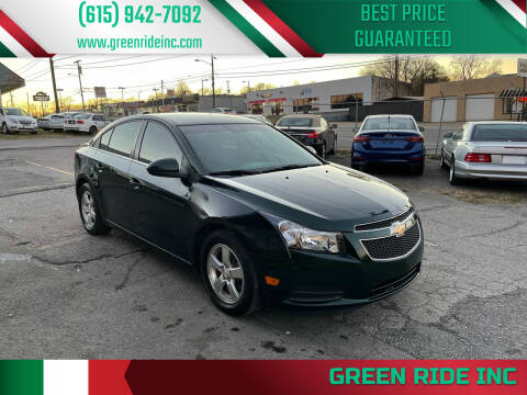 2014 Chevrolet Cruze for sale at Green Ride Inc in Nashville TN