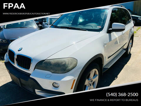 2008 BMW X5 for sale at FPAA in Fredericksburg VA