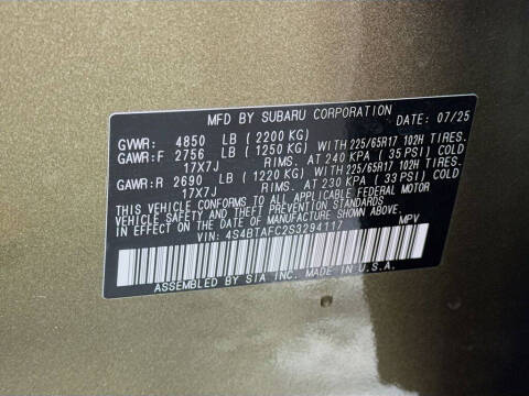 2025 Subaru Outback Premium