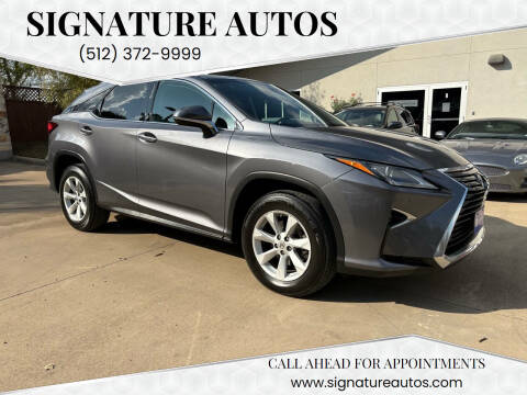 2017 Lexus RX 350 for sale at Signature Autos in Austin TX