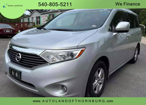 2013 Nissan Quest for sale at Auto Land of Thornburg in Spotsylvania VA