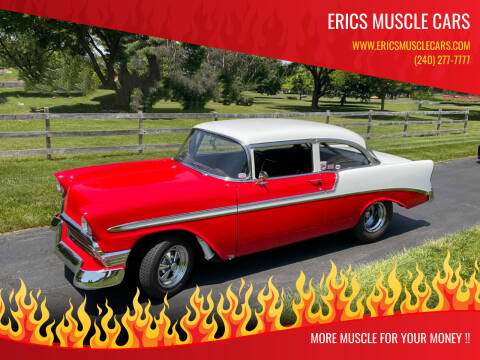1956 Chevrolet Bel Air for sale at Eric's Muscle Cars in Clarksburg MD