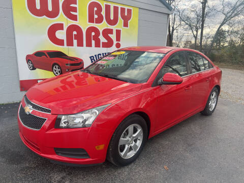 2014 Chevrolet Cruze for sale at Right Price Auto Sales in Murfreesboro TN