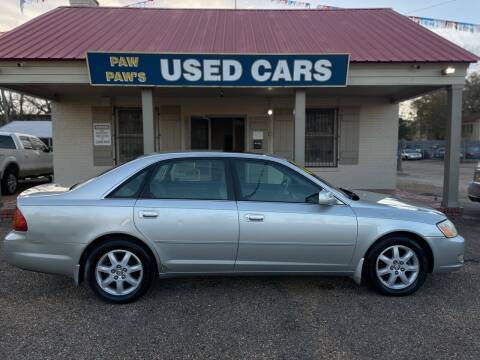 2002 Toyota Avalon for sale at Paw Paw's Used Cars in Alexandria LA