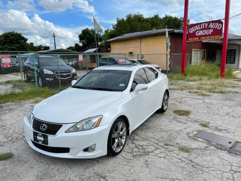 2009 Lexus IS 250 for sale at Quality Auto Group in San Antonio TX