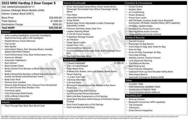 2022 MINI Hardtop 2 Door Cooper S