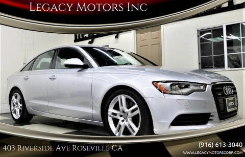2014 Audi A6 for sale at Legacy Motors Inc in Roseville CA
