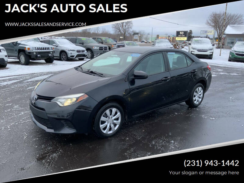 2014 Toyota Corolla for sale at JACK'S AUTO SALES in Traverse City MI