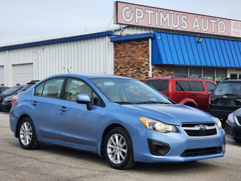 2012 Subaru Impreza for sale at Optimus Auto in Omaha NE